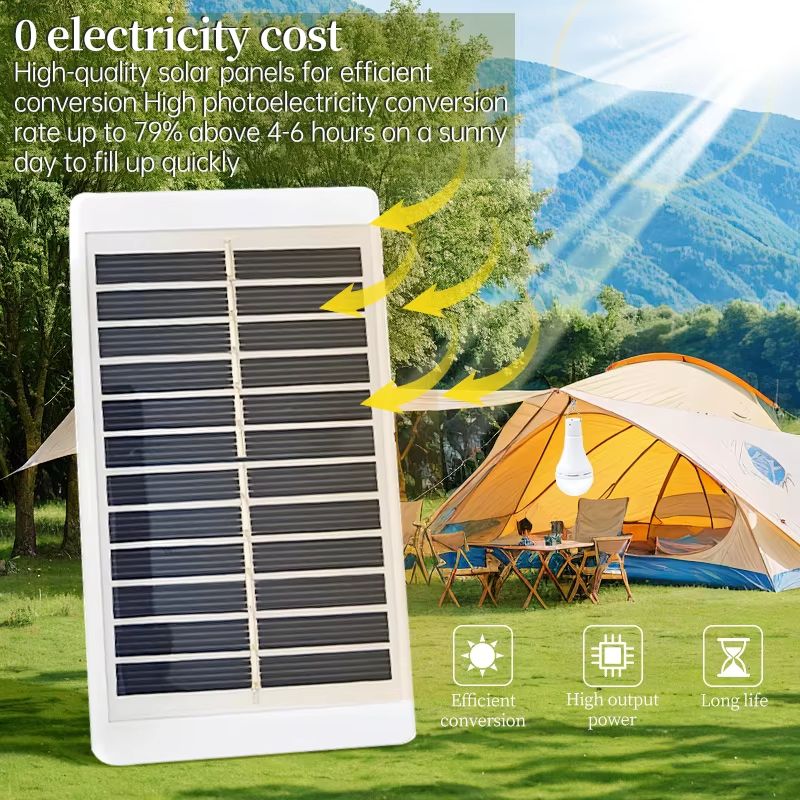 Hanging Solar Light IP68 Waterproof USB Charged Emergency Sunlight Powered Lamp Outdoor Camping Tent Lights Emergency Ligh