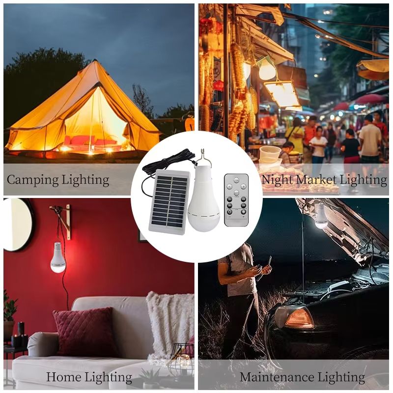 Hanging Solar Light IP68 Waterproof USB Charged Emergency Sunlight Powered Lamp Outdoor Camping Tent Lights Emergency Ligh