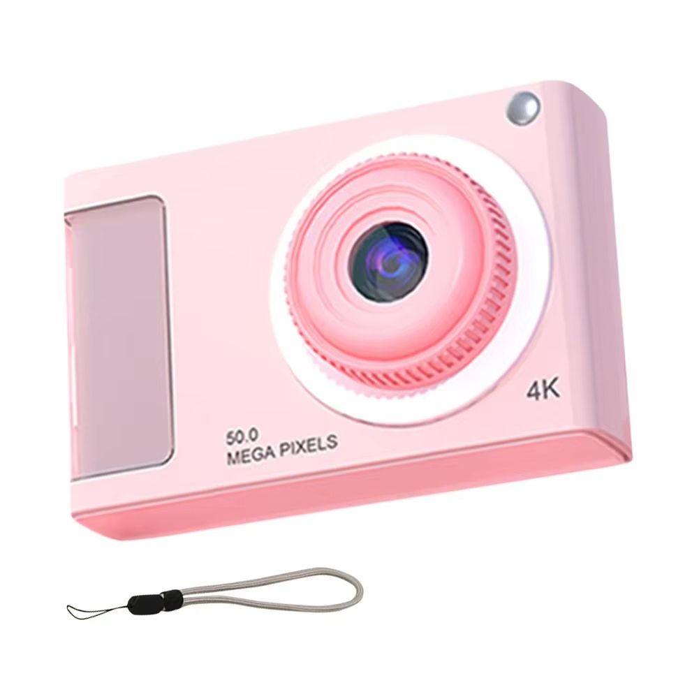 48MP HD Digital Camera 2.4in IPS Display 16X Zoom Kids Camera Anti-Shak 4K Video Camera with Fill Light for Kids Students Teens