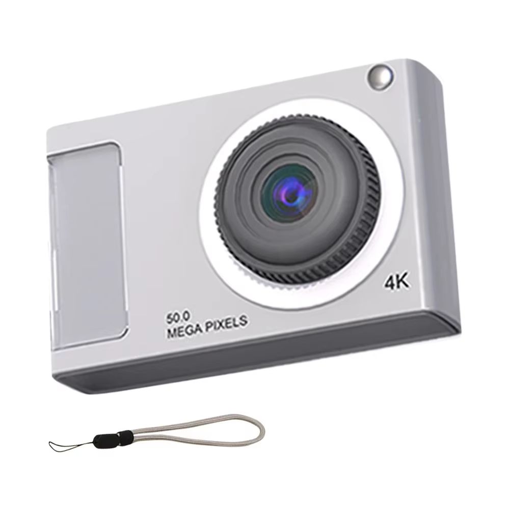 48MP HD Digital Camera 2.4in IPS Display 16X Zoom Kids Camera Anti-Shak 4K Video Camera with Fill Light for Kids Students Teens