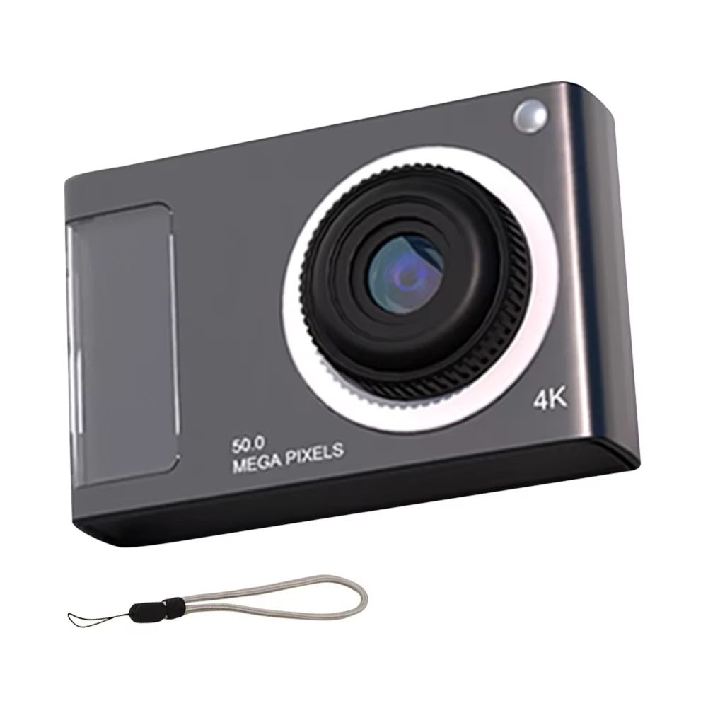 48MP HD Digital Camera 2.4in IPS Display 16X Zoom Kids Camera Anti-Shak 4K Video Camera with Fill Light for Kids Students Teens