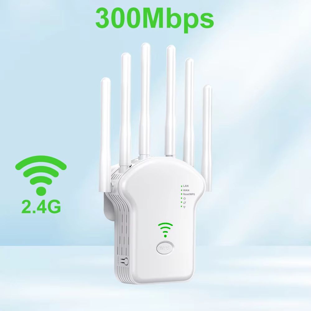 1200Mbps WiFi Repeater Wireless Router High 6 Antenna Network Amplifier Repeater Dual Band 2.4G 5G Wireless Amplifier For Home
