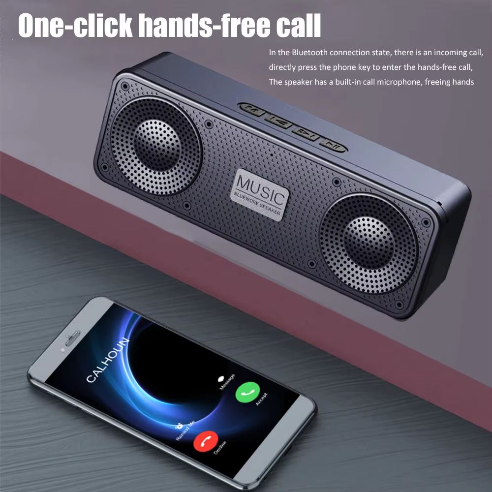 S18 Wireless Creative Bluetooth Smart Speaker Mobile Phone Audio Computer Subwoofer Outdoor Convenient Radio
