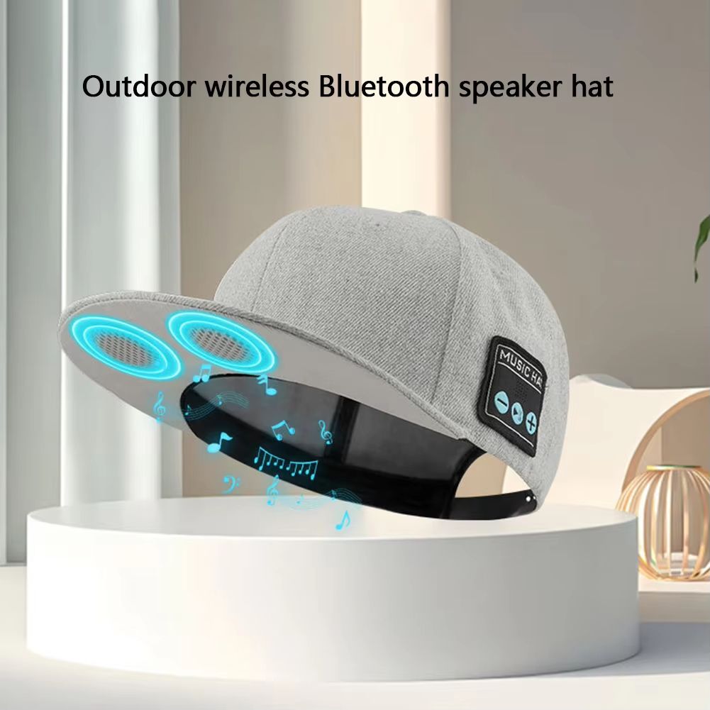 Multifunctional Outdoor Hat With Bluetooth Speakers Wireless Headphones Detachable Adjustable Music Baseball Cap Running Sports