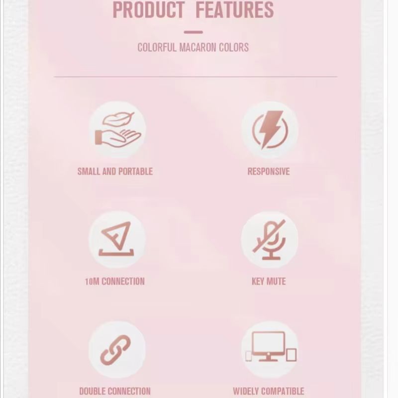 Macaron Rechargeable Wireless Bluetooth Mouse 2.4G USB Mice For Android Windows Tablet Laptop Notebook PC For IPAD Mobile