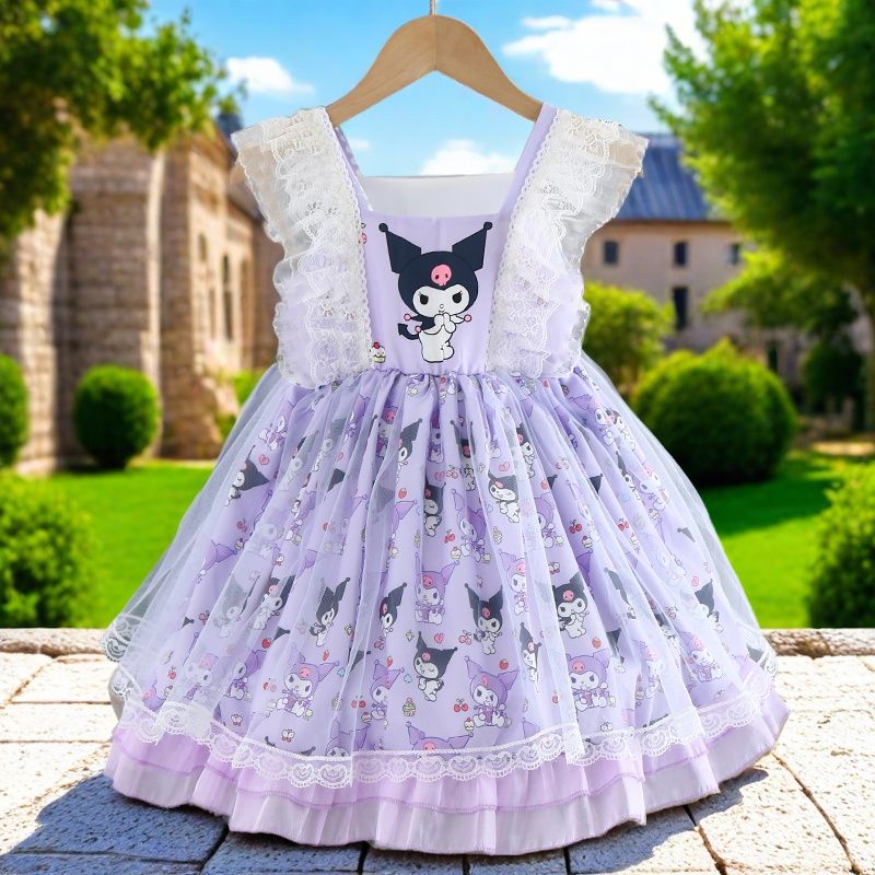 Midodo Kids Girls Lolita Princess Dress Fashion Trendy Cute Kids Dress Baby Fluffy  Dress Girls Clothes For 2-10 Years  260011