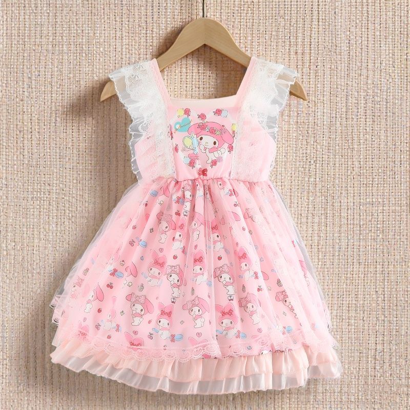 Midodo Kids Girls Lolita Princess Dress Fashion Trendy Cute Kids Dress Baby Fluffy  Dress Girls Clothes For 2-10 Years  260011