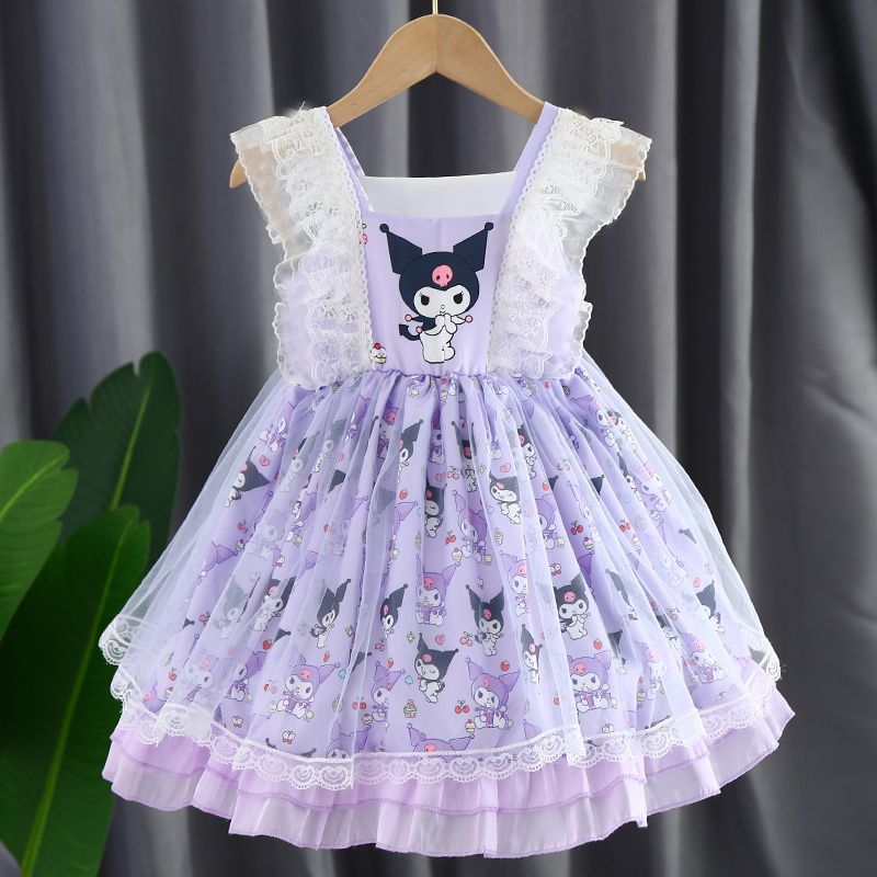 Midodo Kids Girls Lolita Princess Dress Fashion Trendy Cute Kids Dress Baby Fluffy  Dress Girls Clothes For 2-10 Years  260011