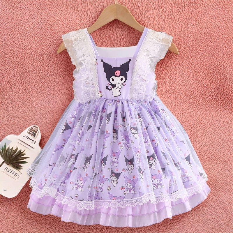 Midodo Kids Girls Lolita Princess Dress Fashion Trendy Cute Kids Dress Baby Fluffy  Dress Girls Clothes For 2-10 Years  260011