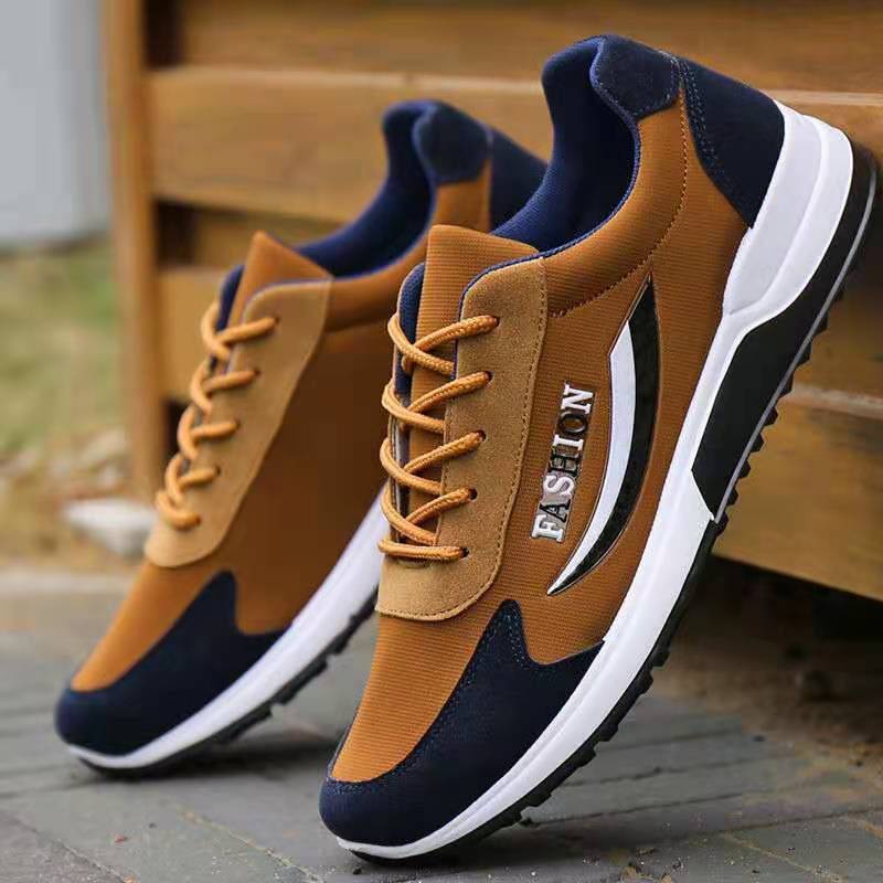 Men's shoes sports shoes Boys running shoes light and wear-resistant students fashion sneakers Driving shoes walking shoes gym shoes