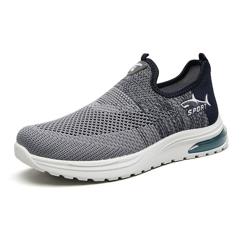 Men's shoes Boy's slip-ons sports shoes mesh sneakers casual shoes flying wove athletic shoes Daddy's driving shoes Student's running shoes