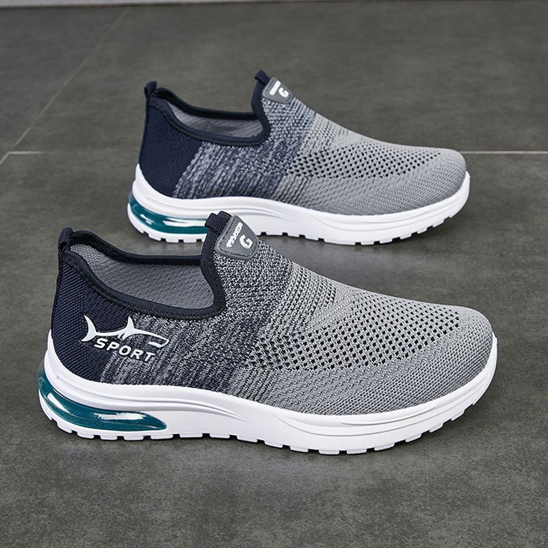 Men's shoes Boy's slip-ons sports shoes mesh sneakers casual shoes flying wove athletic shoes Daddy's driving shoes Student's running shoes