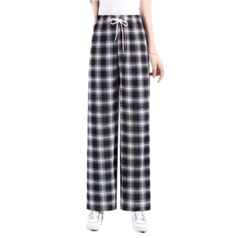 Women's summer clothes thin pants students clothing girls loose straight leg sweatpants trousers ladise long casual sports pants