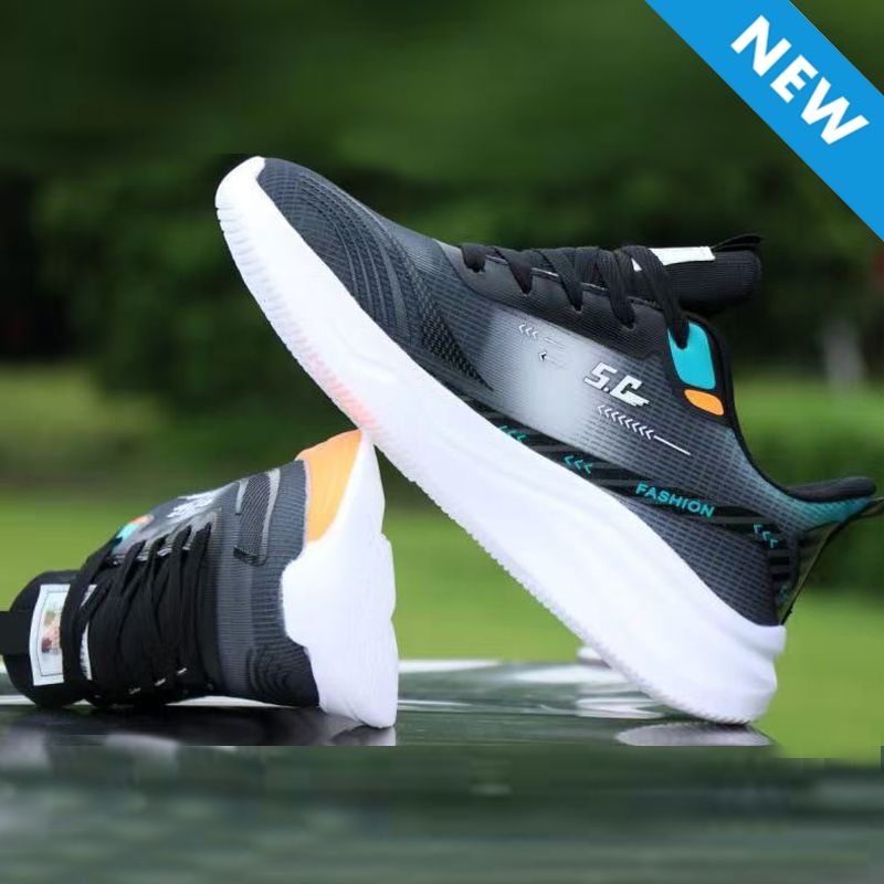 Baldur size 41-44  Men's shoes mesh sneakers casual shoes boy's sports shoes Student's running shoes flying wove athletic shoes Daddy's driving shoes