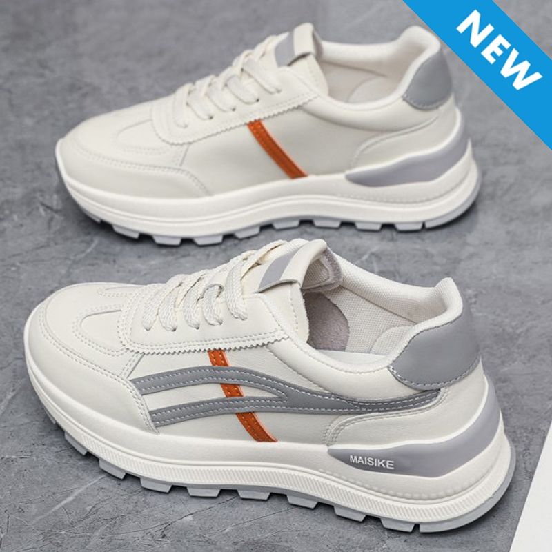 Baldur size 38-41 students white shoes women's PU artificial leather flat shoes ladies casual sports shoes running shoes girls athletic shoes