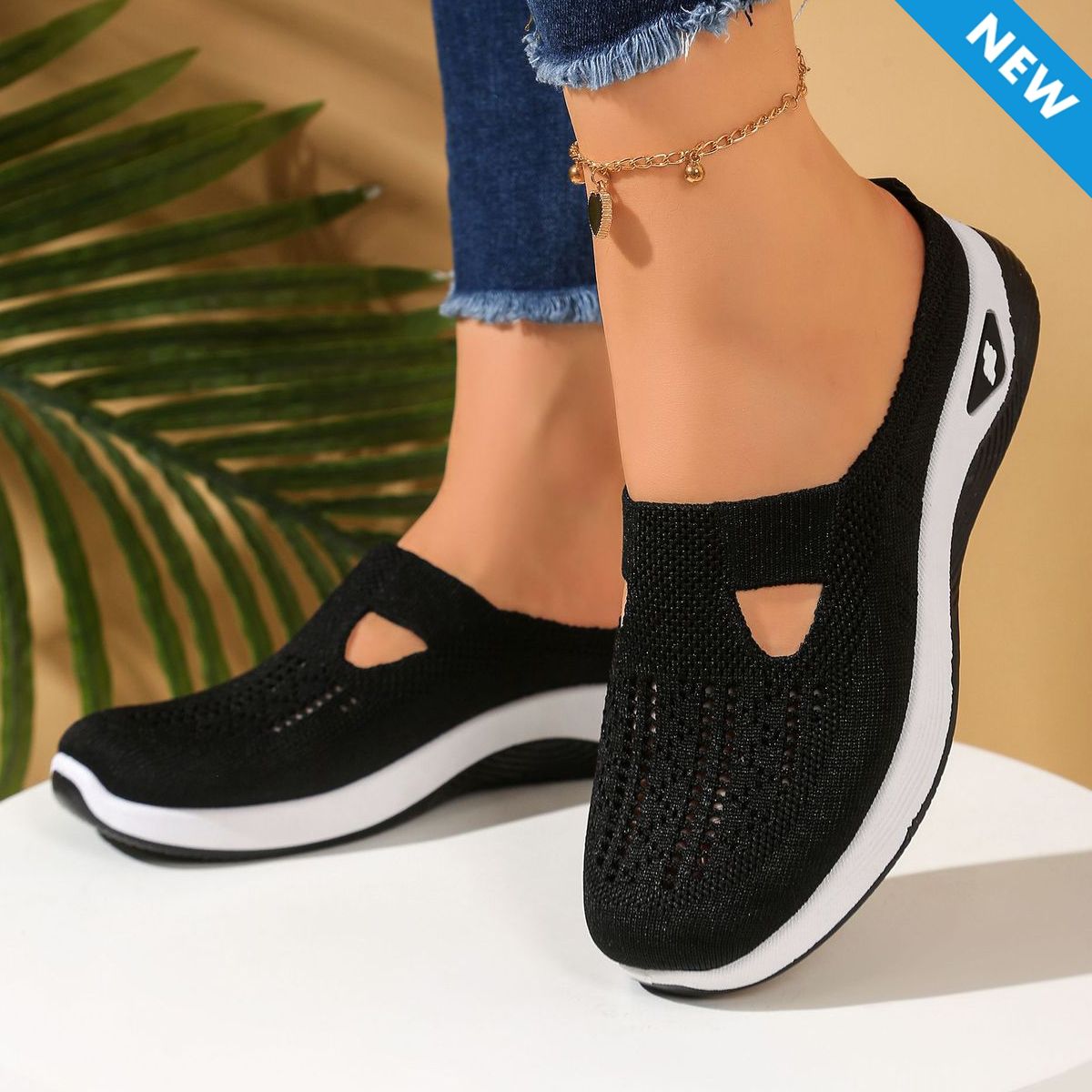 Baldur Size 38-42 Women's sandals black running shoes ladies' casual shoes girls' athletic mesh gym shoes sneaker students Yoga shoes driving slipper shoes