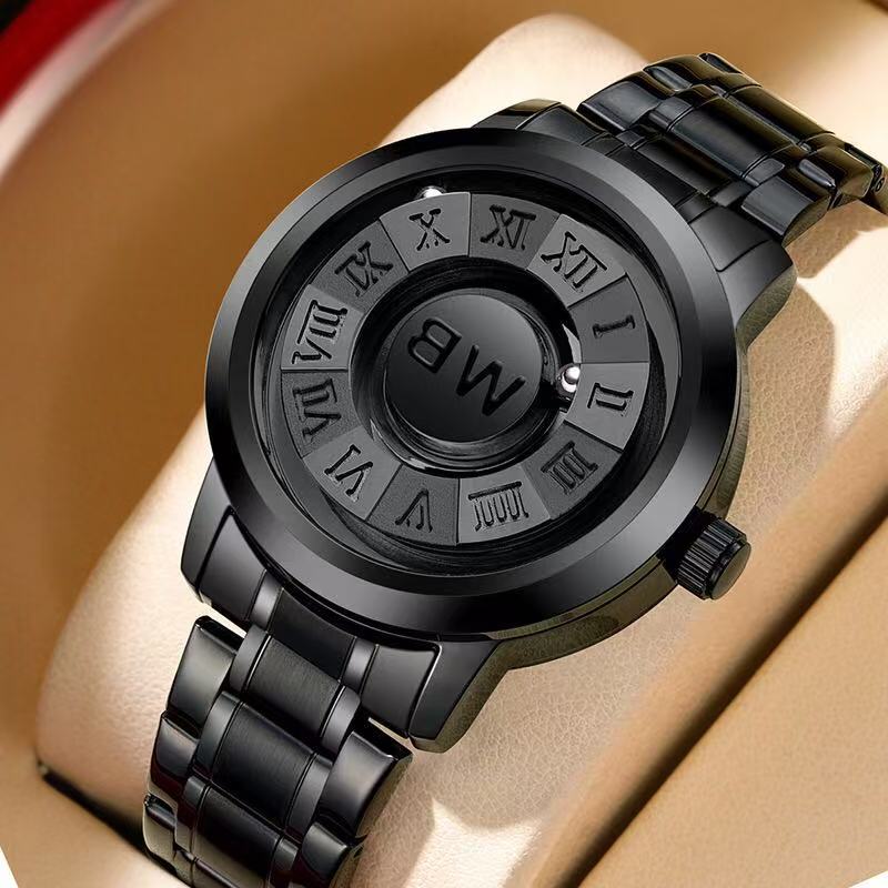 Creative Design Unique Men Wrist Watches 2025 Top Brand Luxury Stainless Steel Band Men Quartz Wristwatches