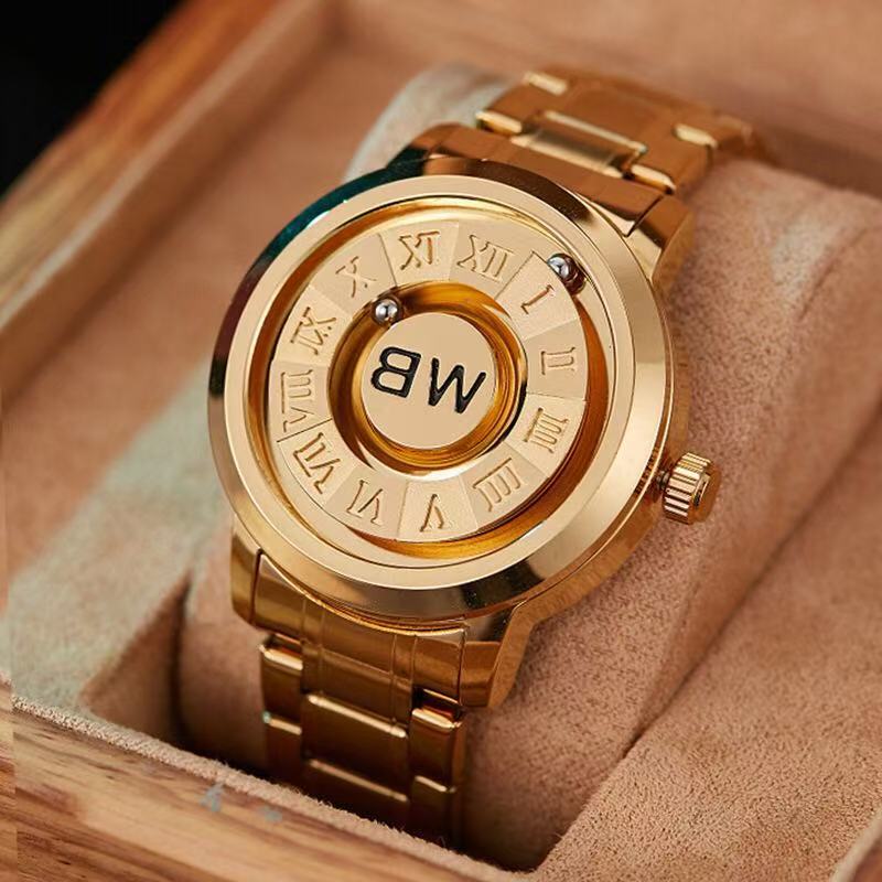 Creative Design Unique Men Wrist Watches 2025 Top Brand Luxury Stainless Steel Band Men Quartz Wristwatches