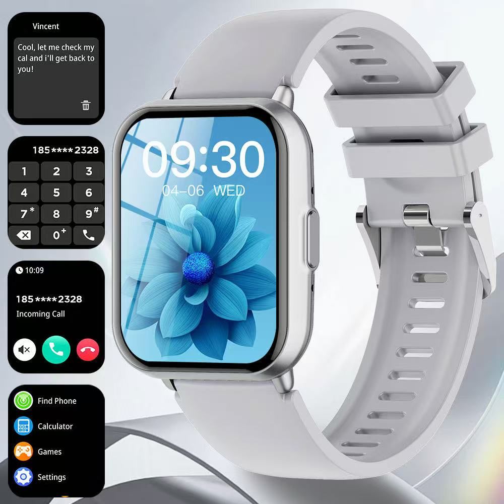 Best - Selling Z169 Smart Watch, True Heart Rate, Blood Oxygen, Oil - Spraying, Brightening UV, Men's And Women's Health Monitoring Sports Watch