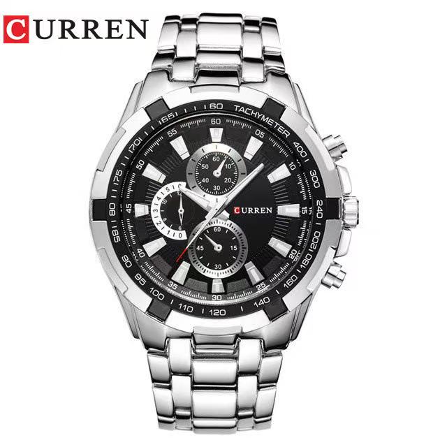 CURREN/Karui'en 8023 Fashion Large Dial Casual Business Watch Men's Quartz Waterproof Wristwatch
