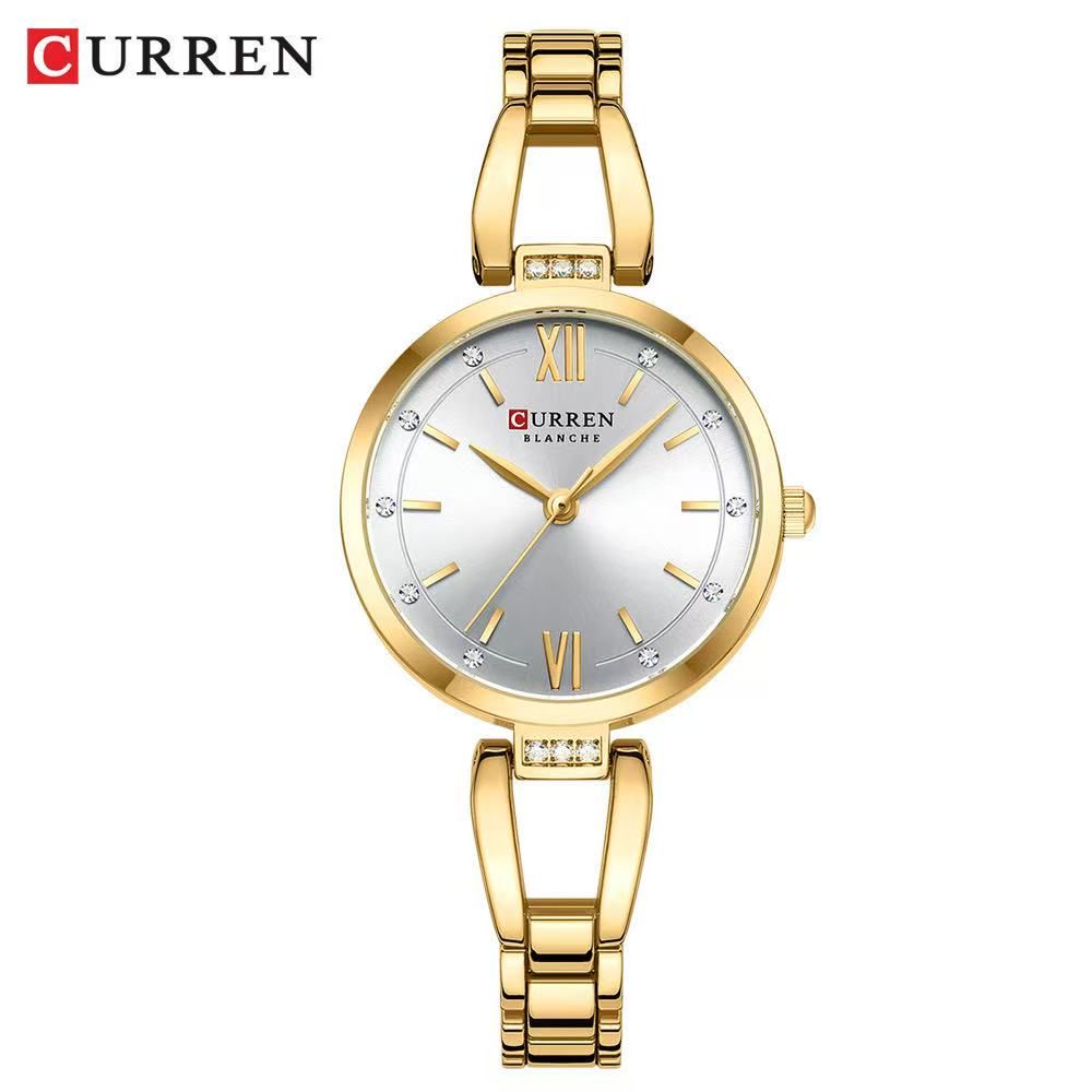 CURREN/KARUIN 9092 Ladies' Roman Numerals Chain Watch Waterproof Small Dial Women's Watch Fashion Watch