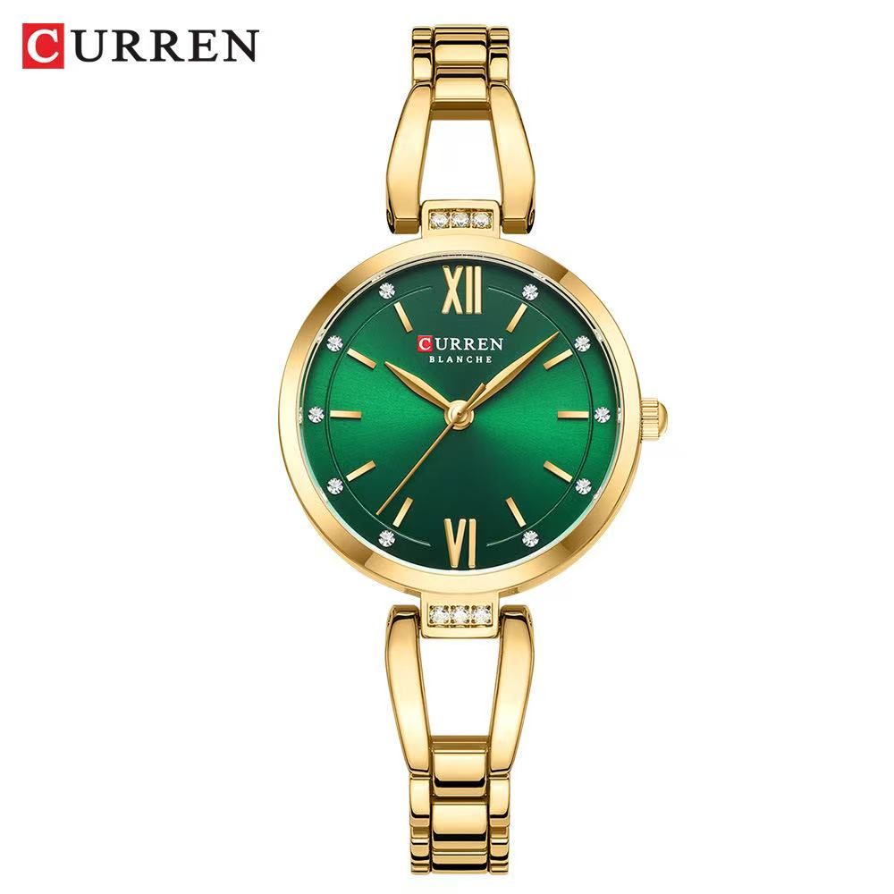 CURREN/KARUIN 9092 Ladies' Roman Numerals Chain Watch Waterproof Small Dial Women's Watch Fashion Watch