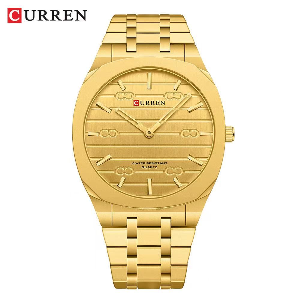 CURREN/Karui 8444 Ultra - Thin Waterproof Square Watch, Business Personality Wristwatch, Men's Watch, Women's Watch