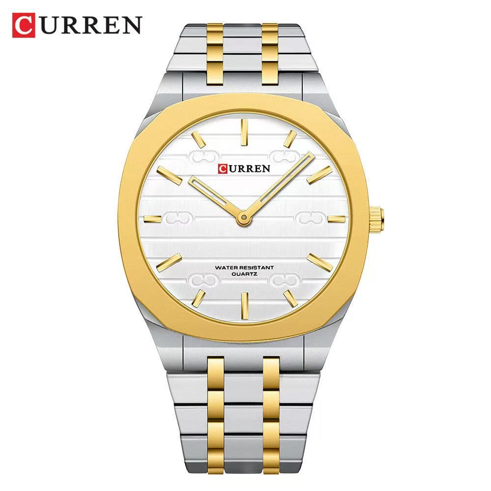CURREN/Karui 8444 Ultra - Thin Waterproof Square Watch, Business Personality Wristwatch, Men's Watch, Women's Watch