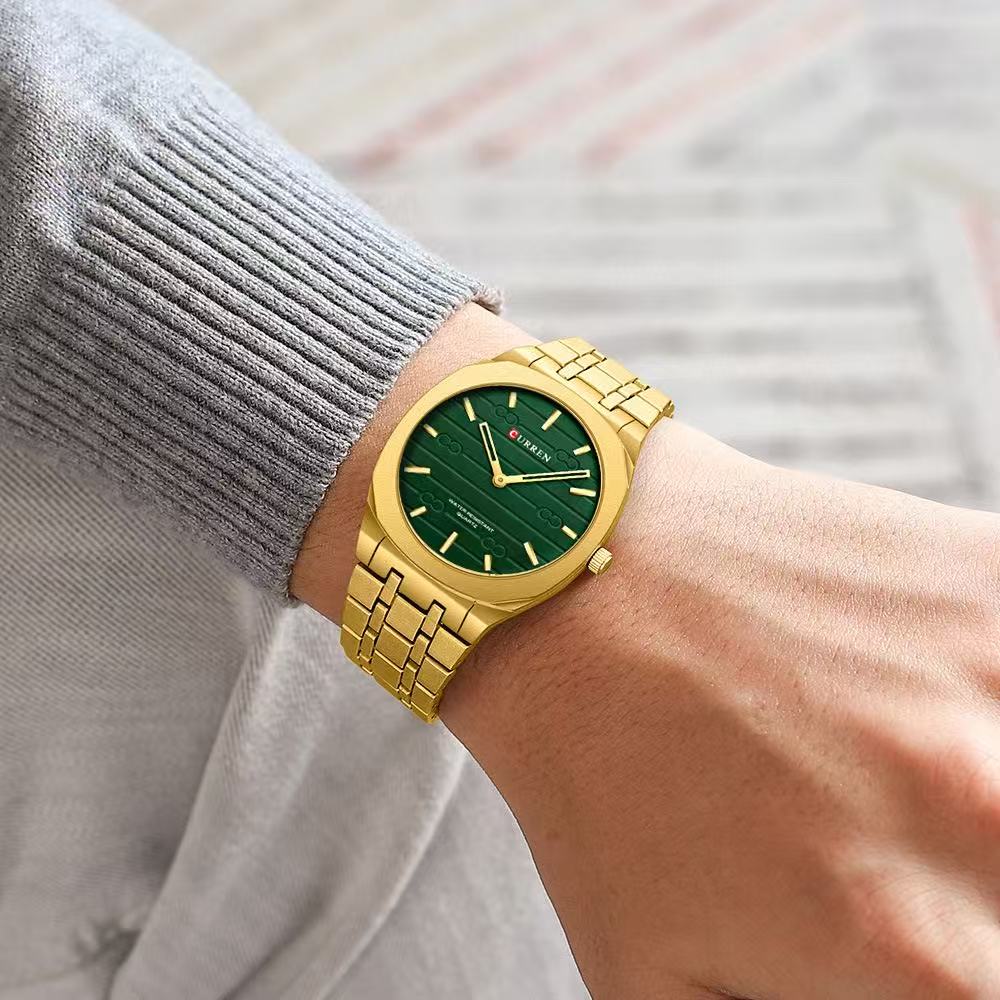 CURREN/Karui 8444 Ultra - Thin Waterproof Square Watch, Business Personality Wristwatch, Men's Watch, Women's Watch