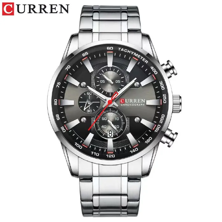 CURREN/Karuien 8351 Men's Six - Hand Multi - Functional Quartz Watch, Waterproof Round Calendar Wristwatch, First - Class Quality, First - Class Service
