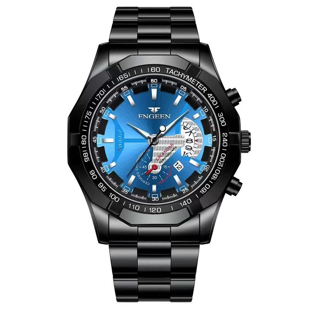 FNGEENS001 Wristwatch Waterproof Non-Mechanical Watch Large Dial Watch Super Large New Calendar Shopee Watch Creative Technology