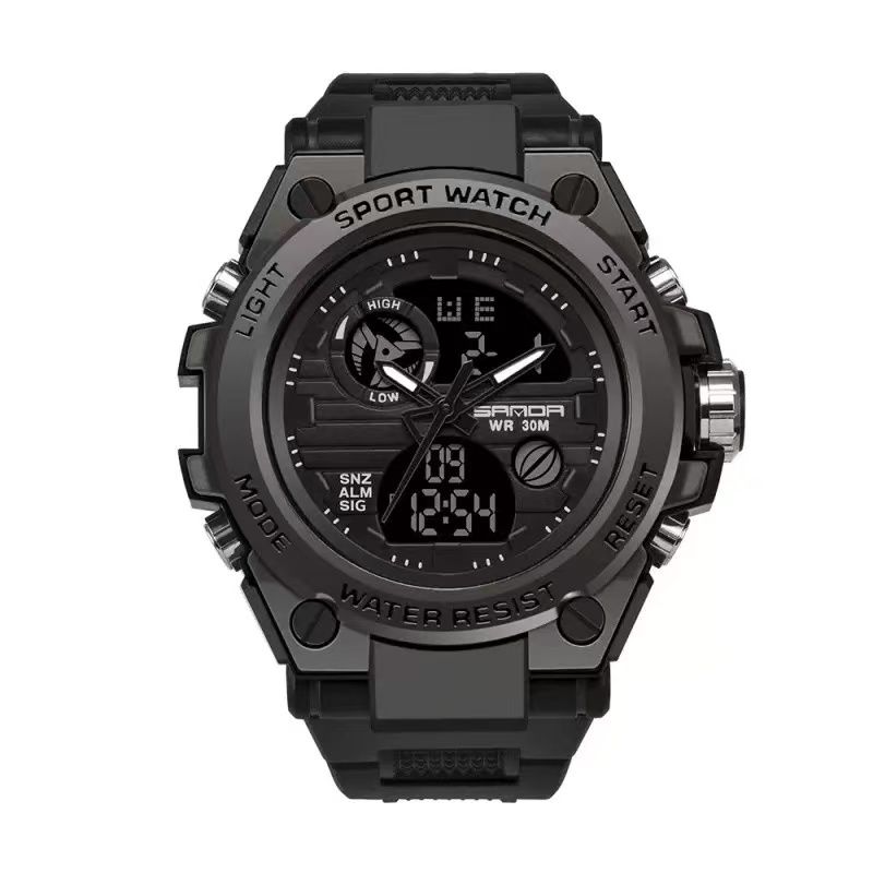 SANDA 739 Multi - functional Waterproof Electronic Sports Watch, a Hot - selling Watch with Sports Style