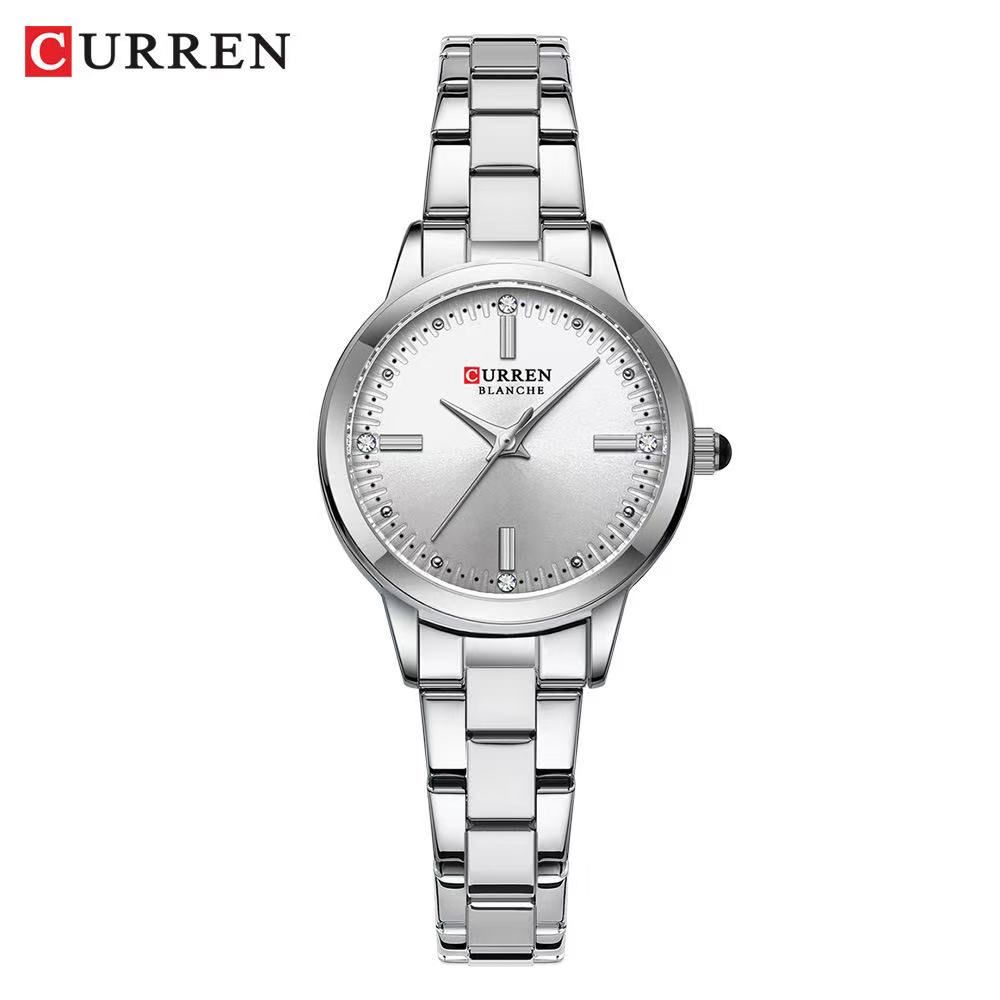 CURREN/Karine 9094 Small Dial Compact Women's Watch Waterproof Round Watch Ladies' Wristwatch Minimalist Women's Watch