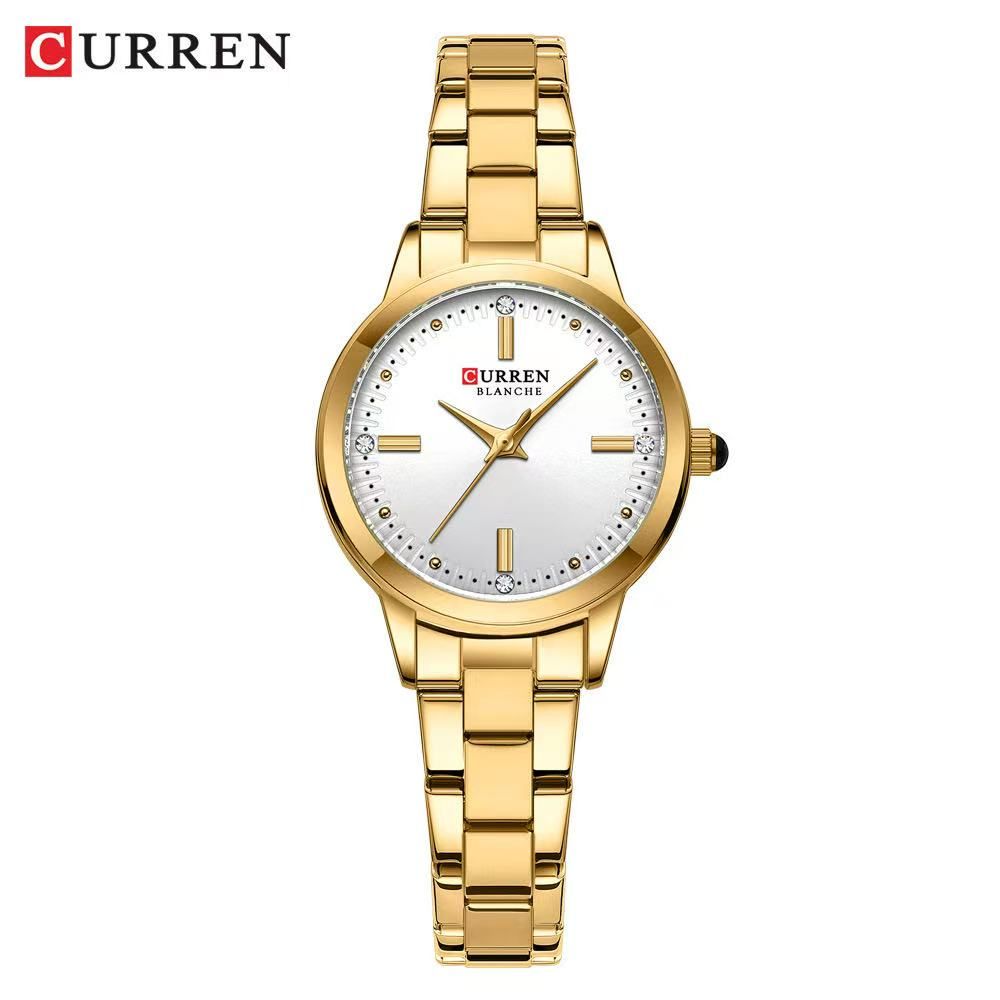 CURREN/Karine 9094 Small Dial Compact Women's Watch Waterproof Round Watch Ladies' Wristwatch Minimalist Women's Watch