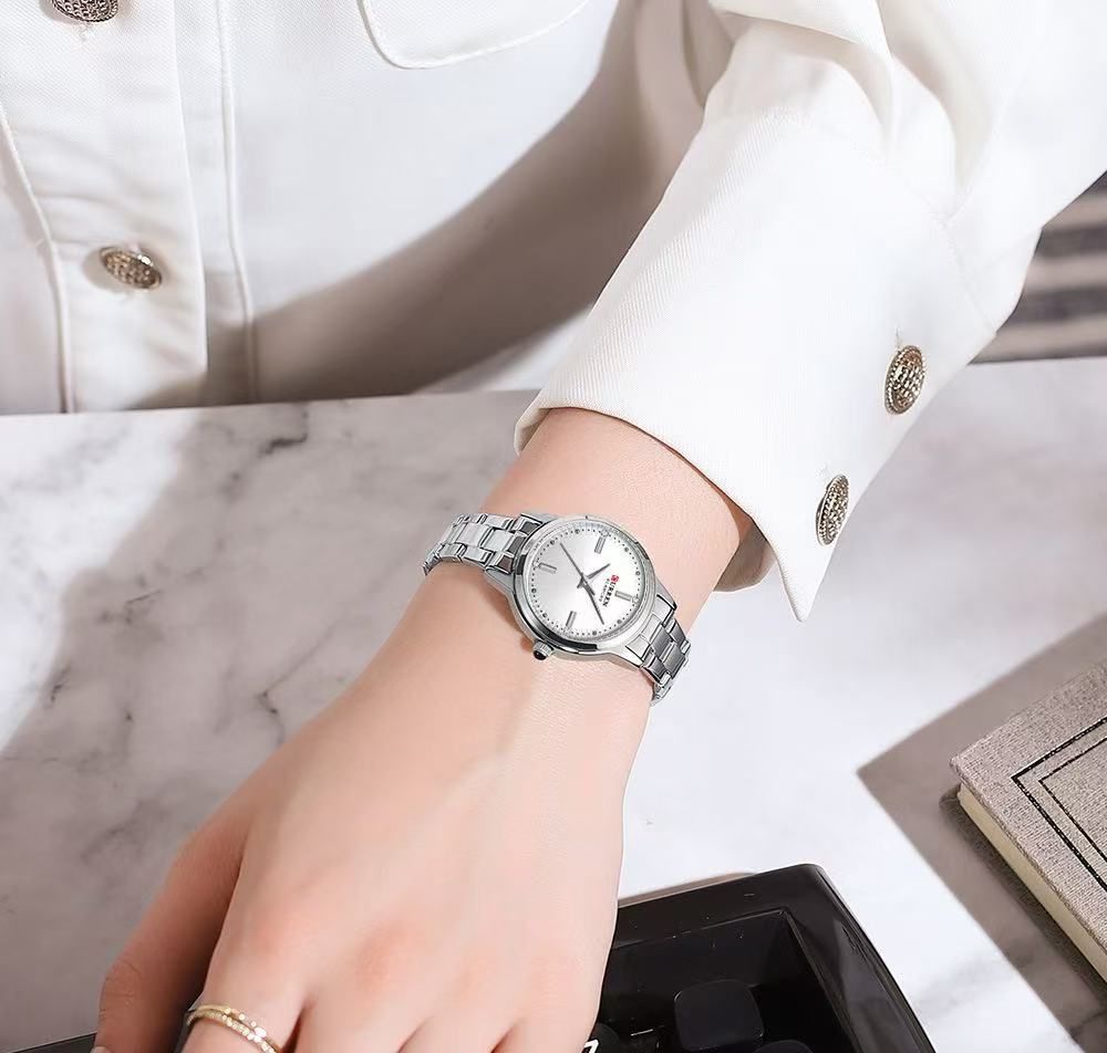 CURREN/Karine 9094 Small Dial Compact Women's Watch Waterproof Round Watch Ladies' Wristwatch Minimalist Women's Watch