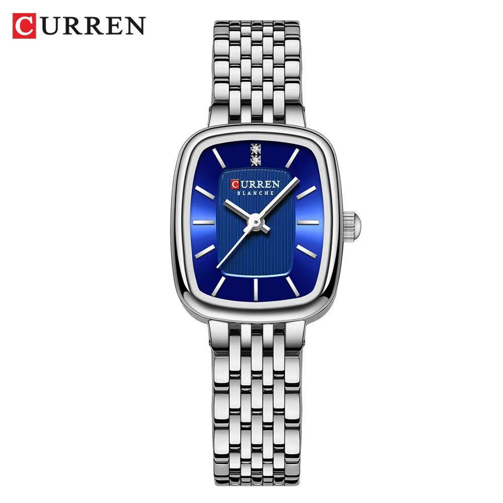 CURREN/Car瑞恩 9093 Ladies' Square Waterproof Watch Simple Casual Women's Watch Foreign Trade Ladies' Watch