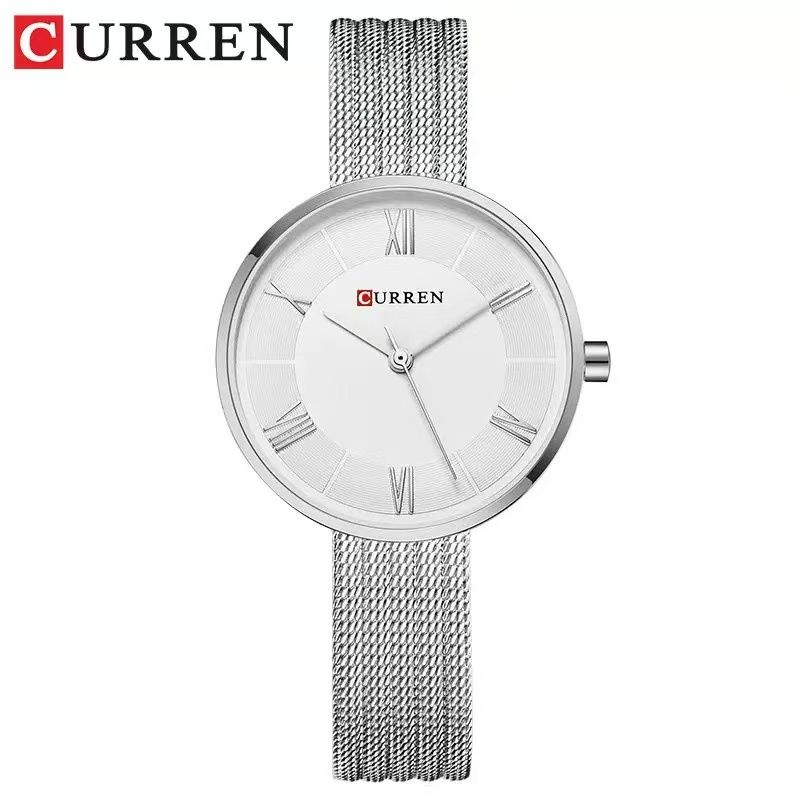 CURREN/KAREIN 9020 Women's Water-Resistant Quartz Watch With Small Dial, Exquisite Mesh Strap, Fashionable Wristwatch