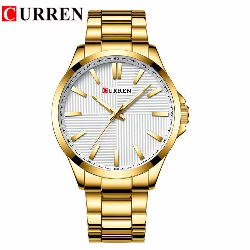 CURREN 8322 Waterproof Large Dial Watch, Men's Casual Fashion Watch, Large Dial Wristwatch, Movement Adopts Japan Seiko PC32