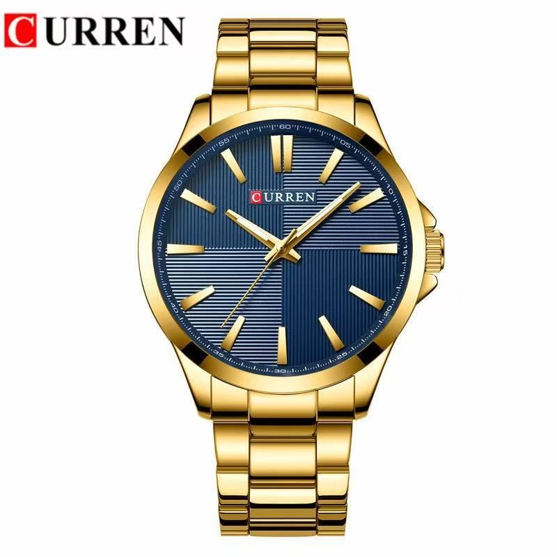 CURREN 8322 Waterproof Large Dial Watch, Men's Casual Fashion Watch, Large Dial Wristwatch, Movement Adopts Japan Seiko PC32
