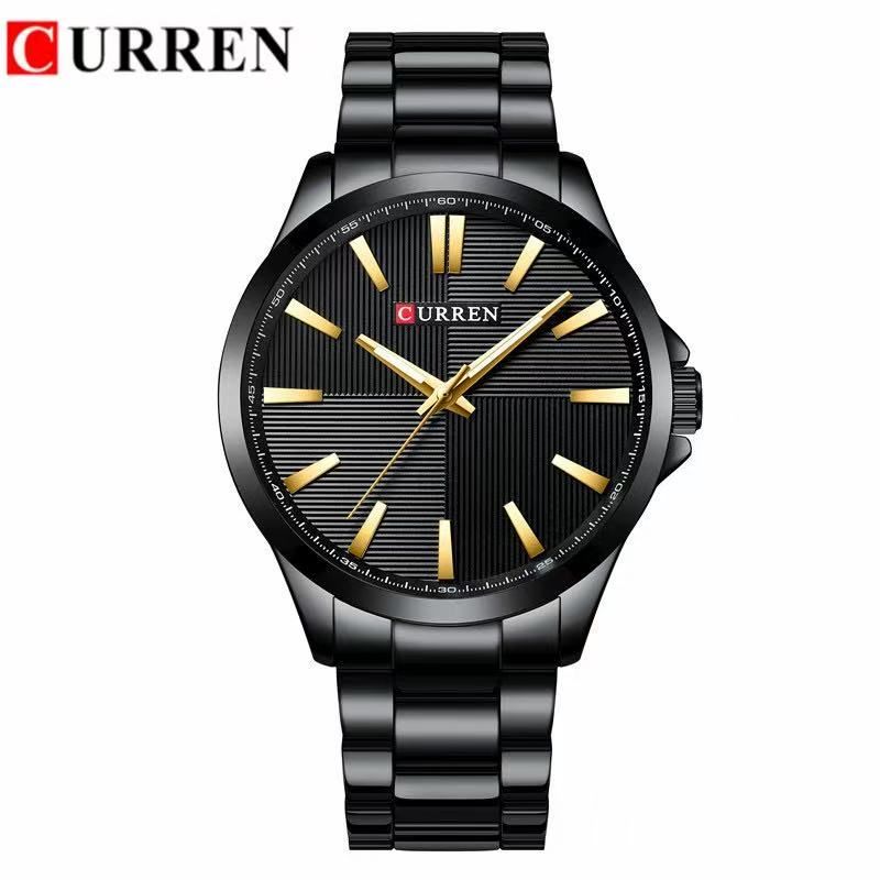 CURREN 8322 Waterproof Large Dial Watch, Men's Casual Fashion Watch, Large Dial Wristwatch, Movement Adopts Japan Seiko PC32