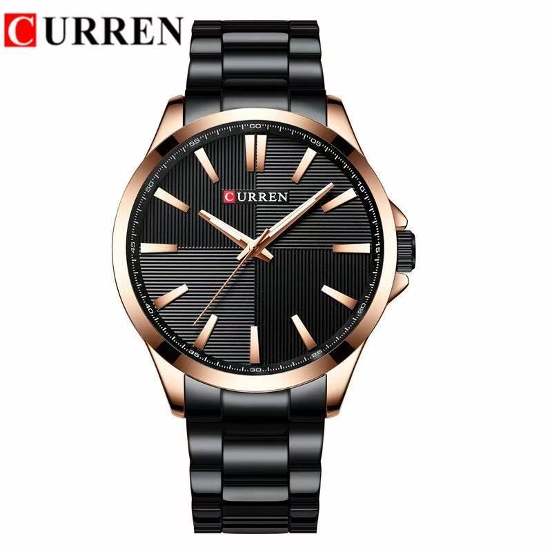 CURREN 8322 Waterproof Large Dial Watch, Men's Casual Fashion Watch, Large Dial Wristwatch, Movement Adopts Japan Seiko PC32