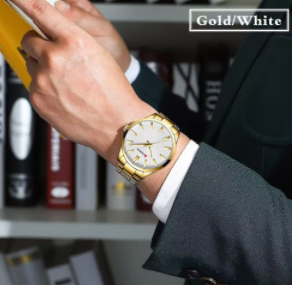 CURREN 8322 Waterproof Large Dial Watch, Men's Casual Fashion Watch, Large Dial Wristwatch, Movement Adopts Japan Seiko PC32