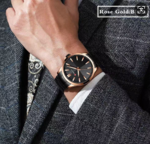 CURREN 8322 Waterproof Large Dial Watch, Men's Casual Fashion Watch, Large Dial Wristwatch, Movement Adopts Japan Seiko PC32