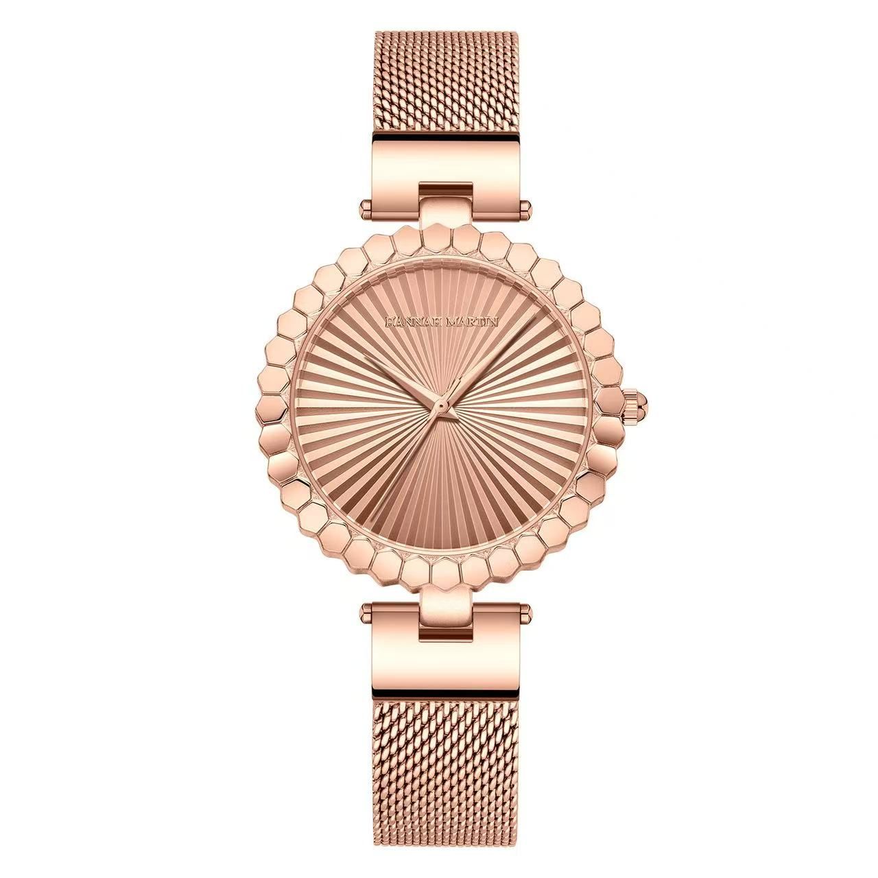 2025 New Hannah Martin 1571 Japanese Movement Waterproof Fashion Minimalist Niche Ladies' Quartz Watch With Japanese Movement