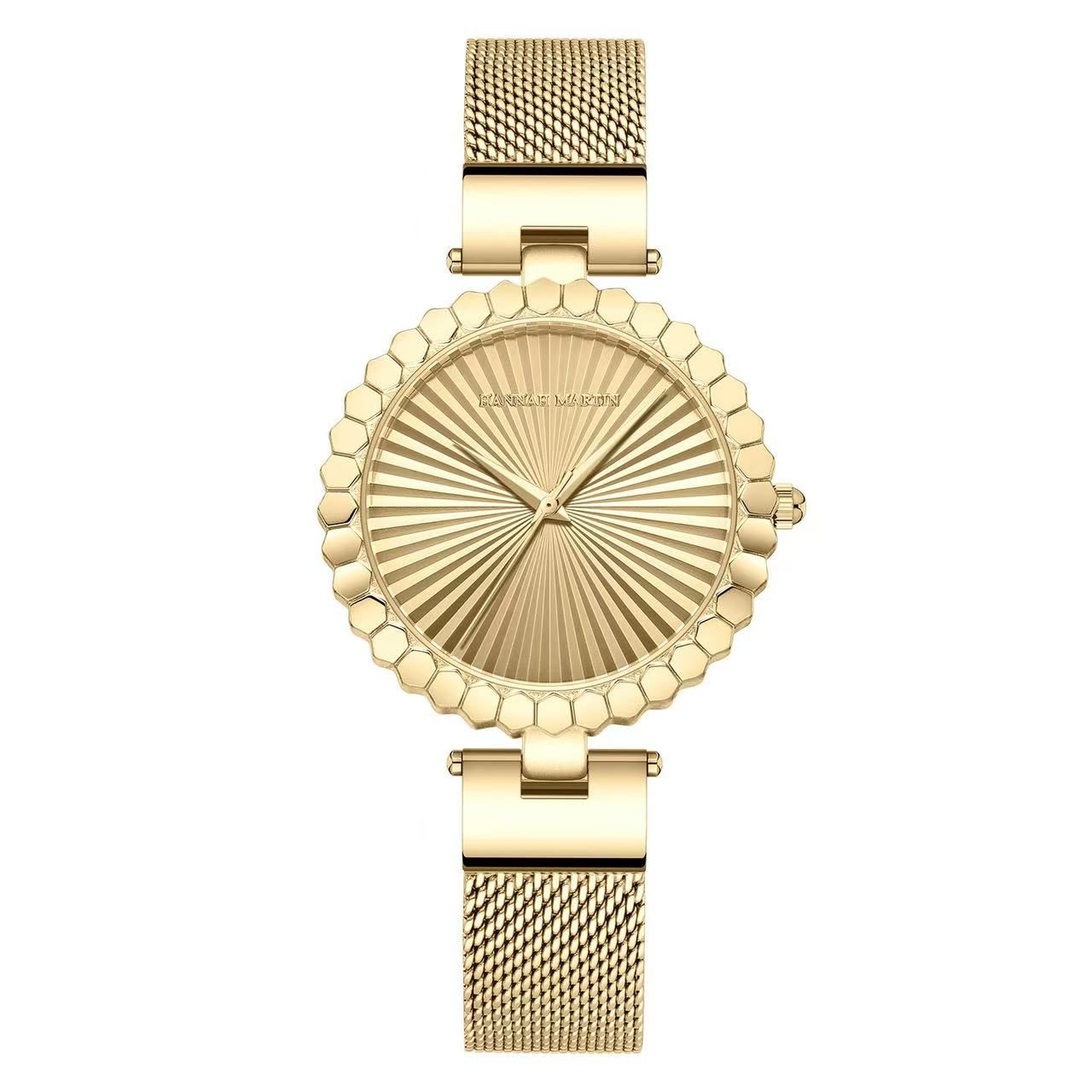 2025 New Hannah Martin 1571 Japanese Movement Waterproof Fashion Minimalist Niche Ladies' Quartz Watch With Japanese Movement