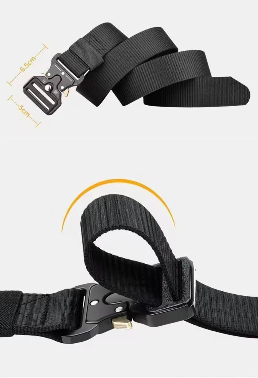 2025 New Style Dial Fashion Woven Strap Personalized Men's Sports 5-Piece Gift Set Includes a Quartz Watch, a Keychain, a Belt, a Pair of Sunglasses, and a Wallet.