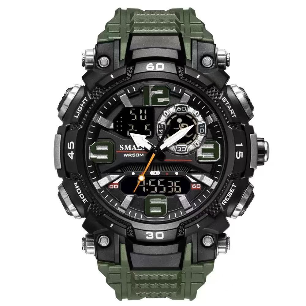 Smael 1921 Smaier Dual-Display Electronic Watch For Teenagers And Students, Waterproof, Sports, Wholesale, Luminous, Alarm Clock, Calendar, Adopting Japanese Movement And Organic Glass Mirror