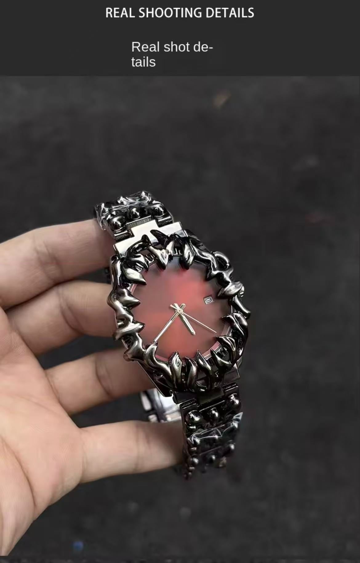 Fashionable European And American Claw Men's Watch, Style Retro European And American Watch, Irregular Claw High-End Hip-Hop Watch