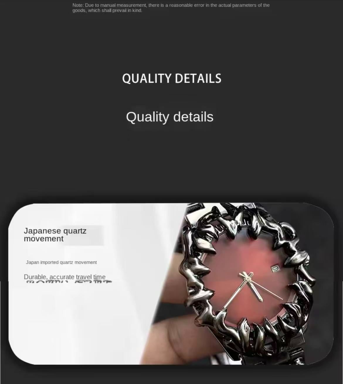 Fashionable European And American Claw Men's Watch, Style Retro European And American Watch, Irregular Claw High-End Hip-Hop Watch