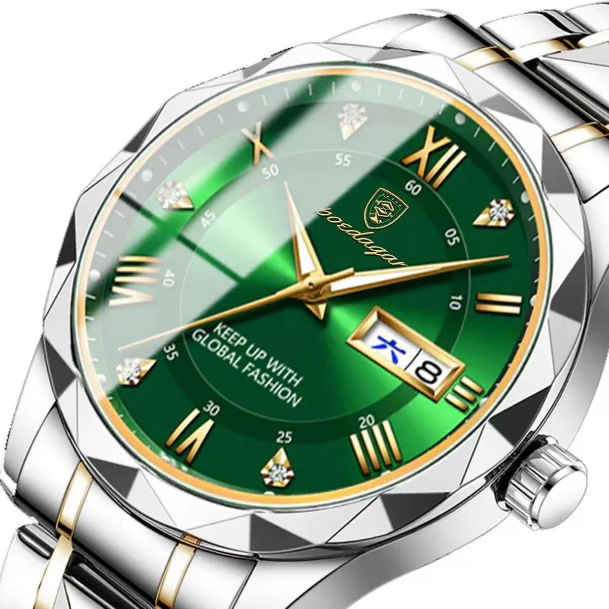 POEDAGAR 615 Luxury Men's Watch Business Top Brand Men's Watch Waterproof Luminous Date Week Quartz Men's Watch